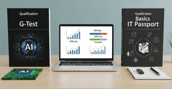 G検定とITパスポートはどちらが難しい？
